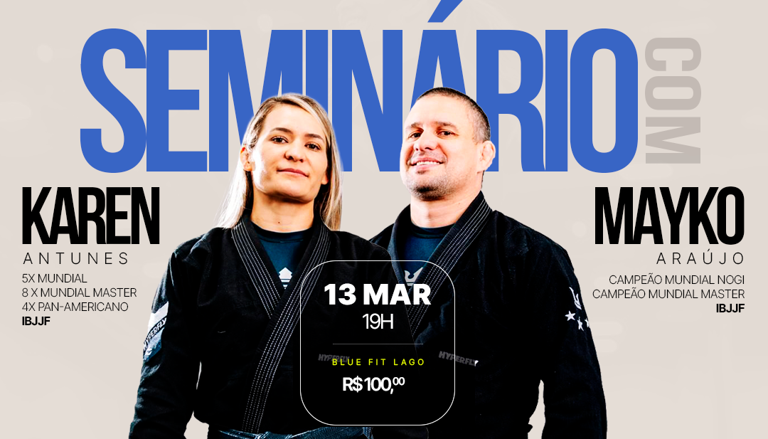 Seminário de Jiu Jitsu - Mayko Araújo e Karen Antunes